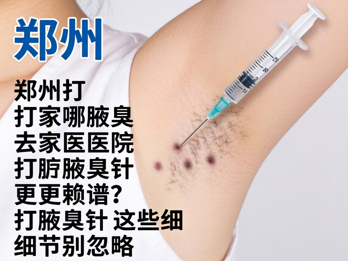 郑州打腋臭针,去哪家医院打腋臭针更靠谱?打腋臭针这些细节别忽略 郑州打腋臭针,去哪家医院打腋臭针更靠谱?打腋臭针这些细节别忽略