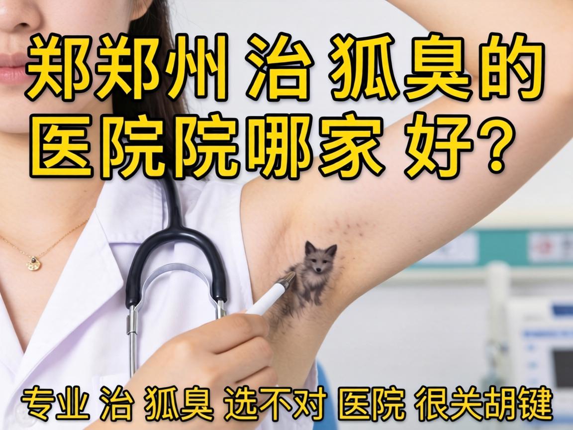 郑州治狐臭的医院哪家好？专业治狐臭选对医院很关键