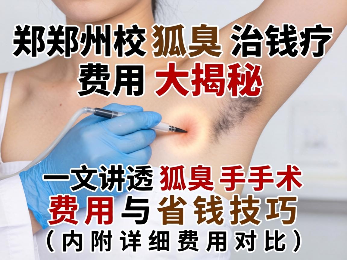 郑州狐臭治疗费用大揭秘，一文讲透狐臭手术费用与省钱技巧（内附详细费用对比）