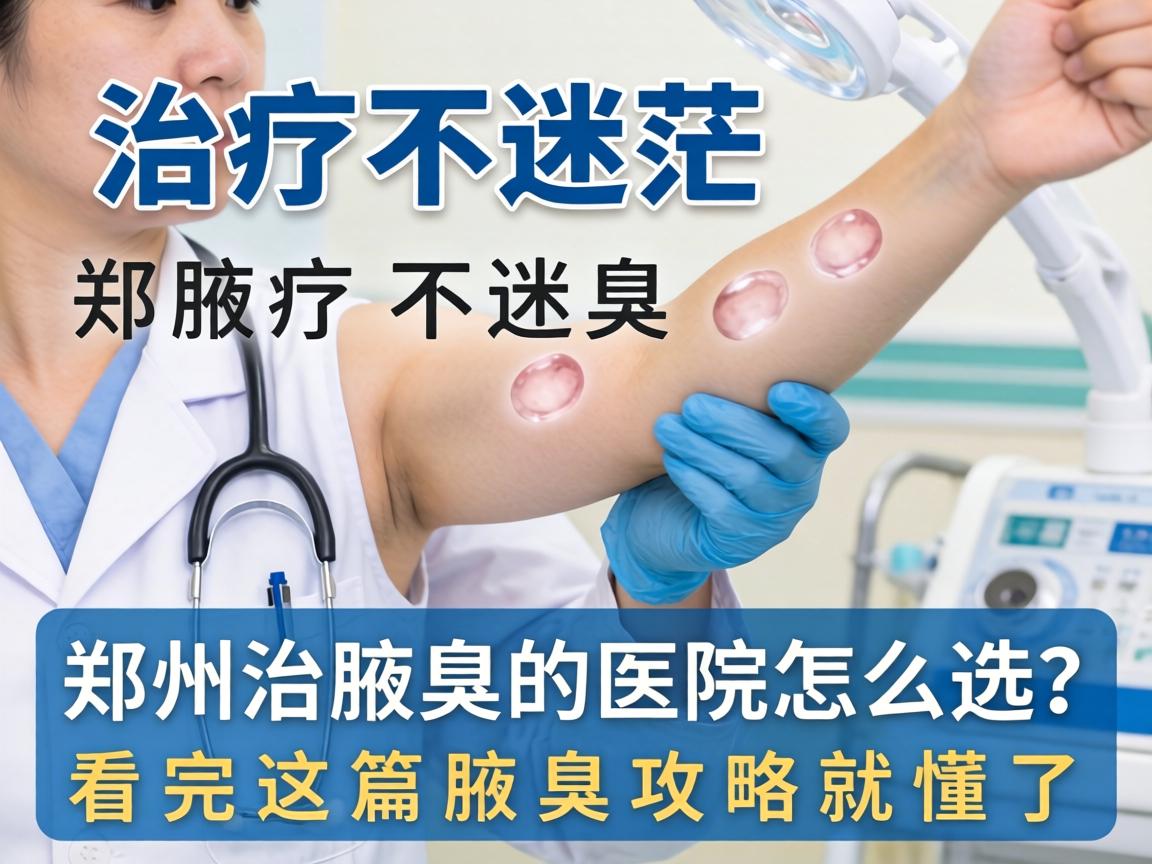 腋臭治疗不迷茫,郑州治腋臭的医院怎么选?看完这篇腋臭攻略就懂了 腋臭治疗不迷茫,郑州治腋臭的医院怎么选?看完这篇腋臭攻略就懂了