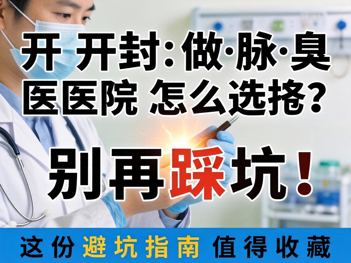 开封做腋臭医院怎么选？别再踩坑！这份避坑指南值得收藏