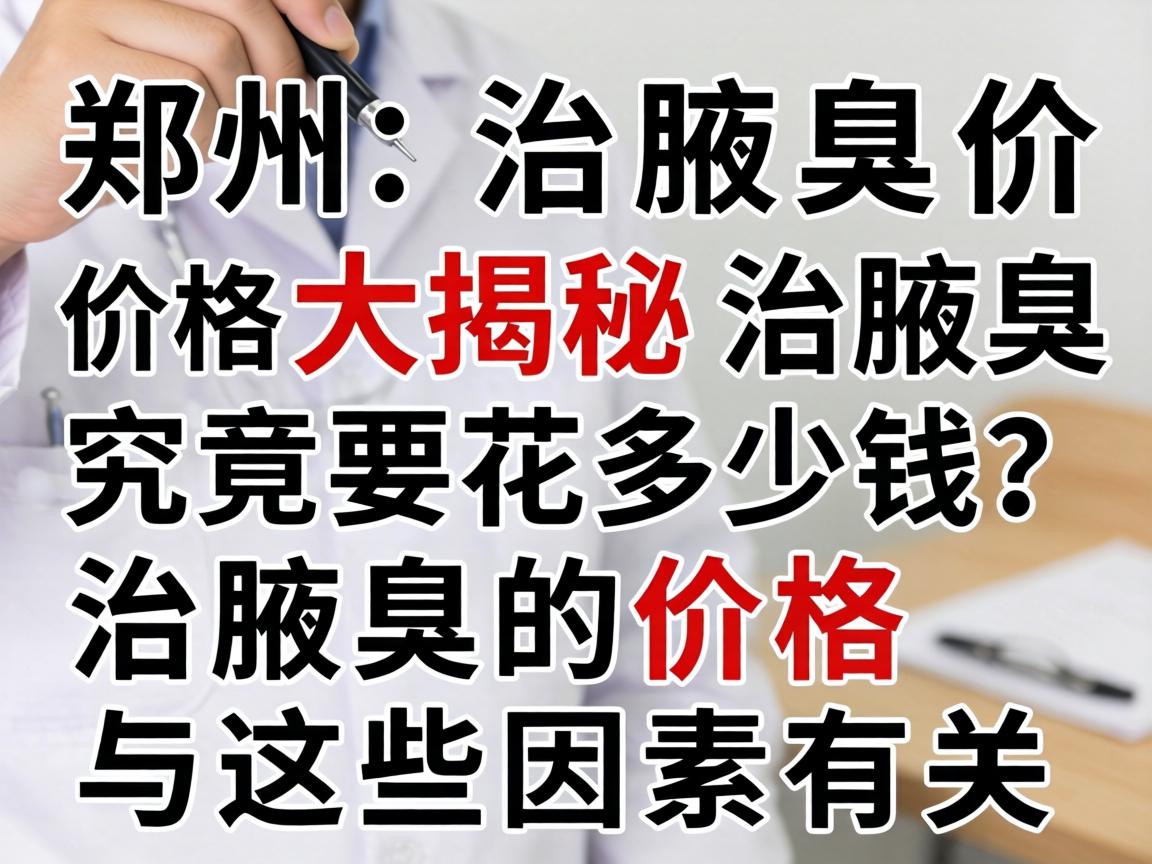 郑州治腋臭价格大揭秘,治腋臭究竟要花多少钱?治腋臭的价格与这些因素有关 郑州治腋臭价格大揭秘,治腋臭究竟要花多少钱?治腋臭的价格与这些因素有关