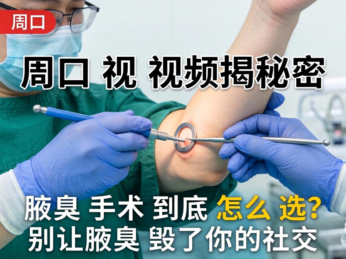 周口腋臭手术视频揭秘,腋臭手术到底怎么选?别让腋臭毁了你的社交 周口腋臭手术视频揭秘,腋臭手术到底怎么选?别让腋臭毁了你的社交