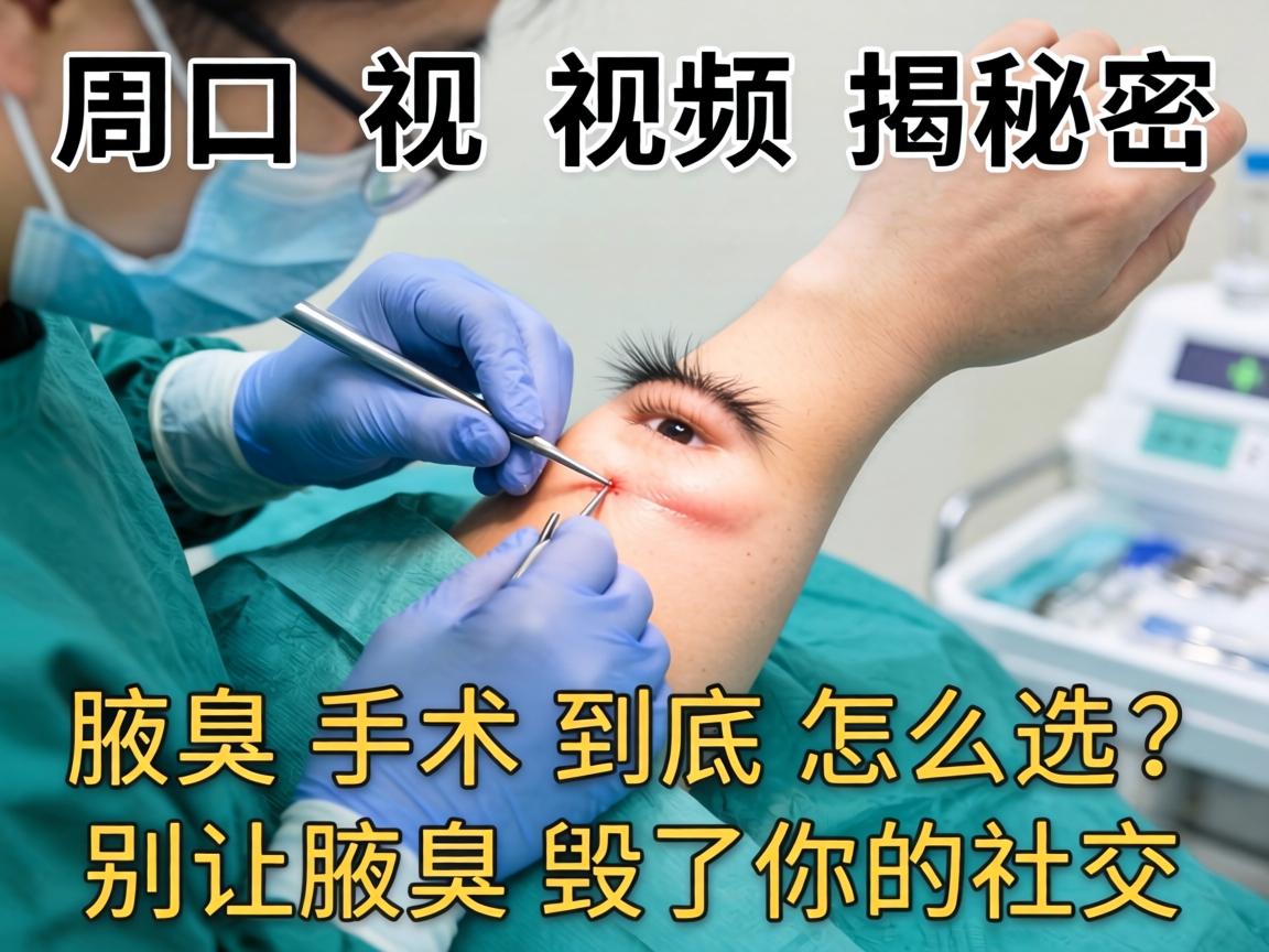 周口腋臭手术视频揭秘,腋臭手术到底怎么选?别让腋臭毁了你的社交 周口腋臭手术视频揭秘,腋臭手术到底怎么选?别让腋臭毁了你的社交