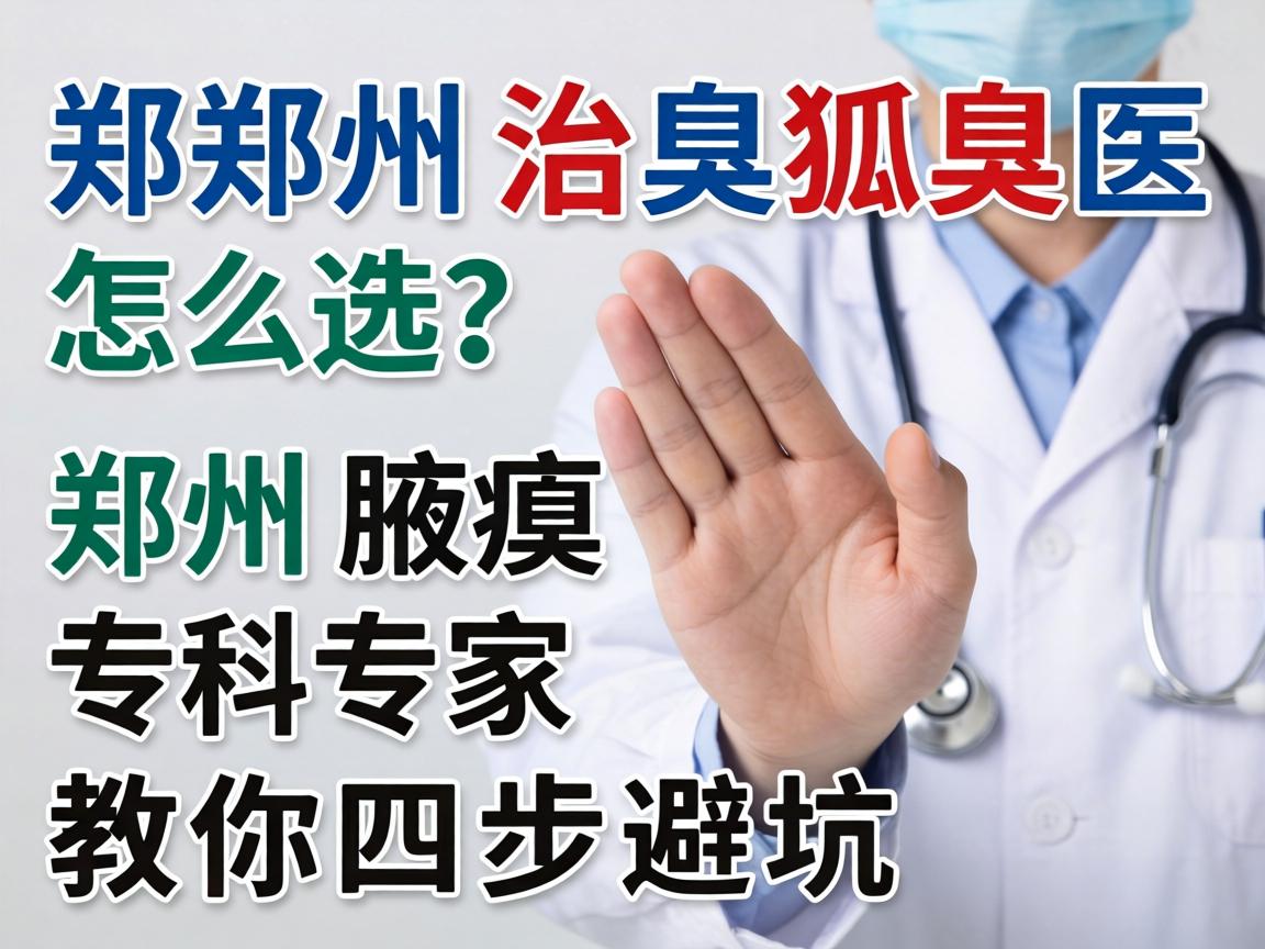 郑州治狐臭医院怎么选？郑州腋臭专科专家教你四步避坑