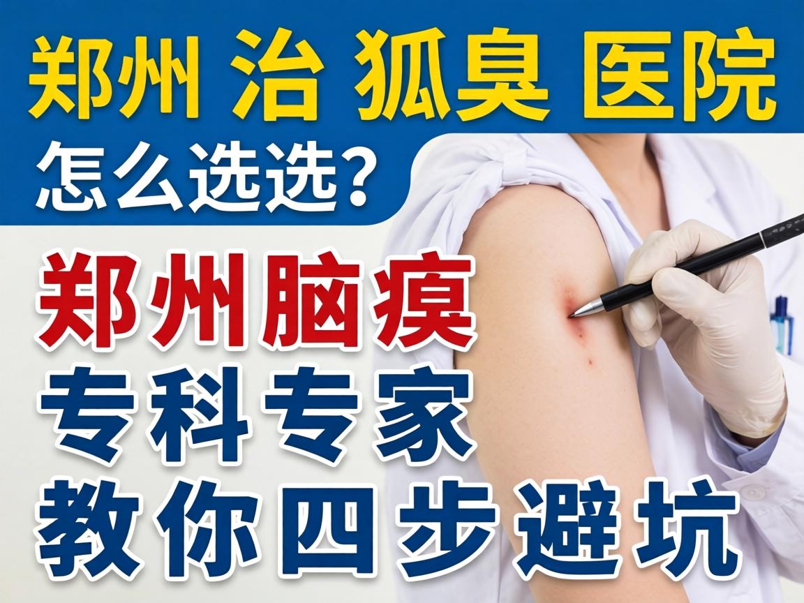 郑州治狐臭医院怎么选？郑州腋臭专科专家教你四步避坑
