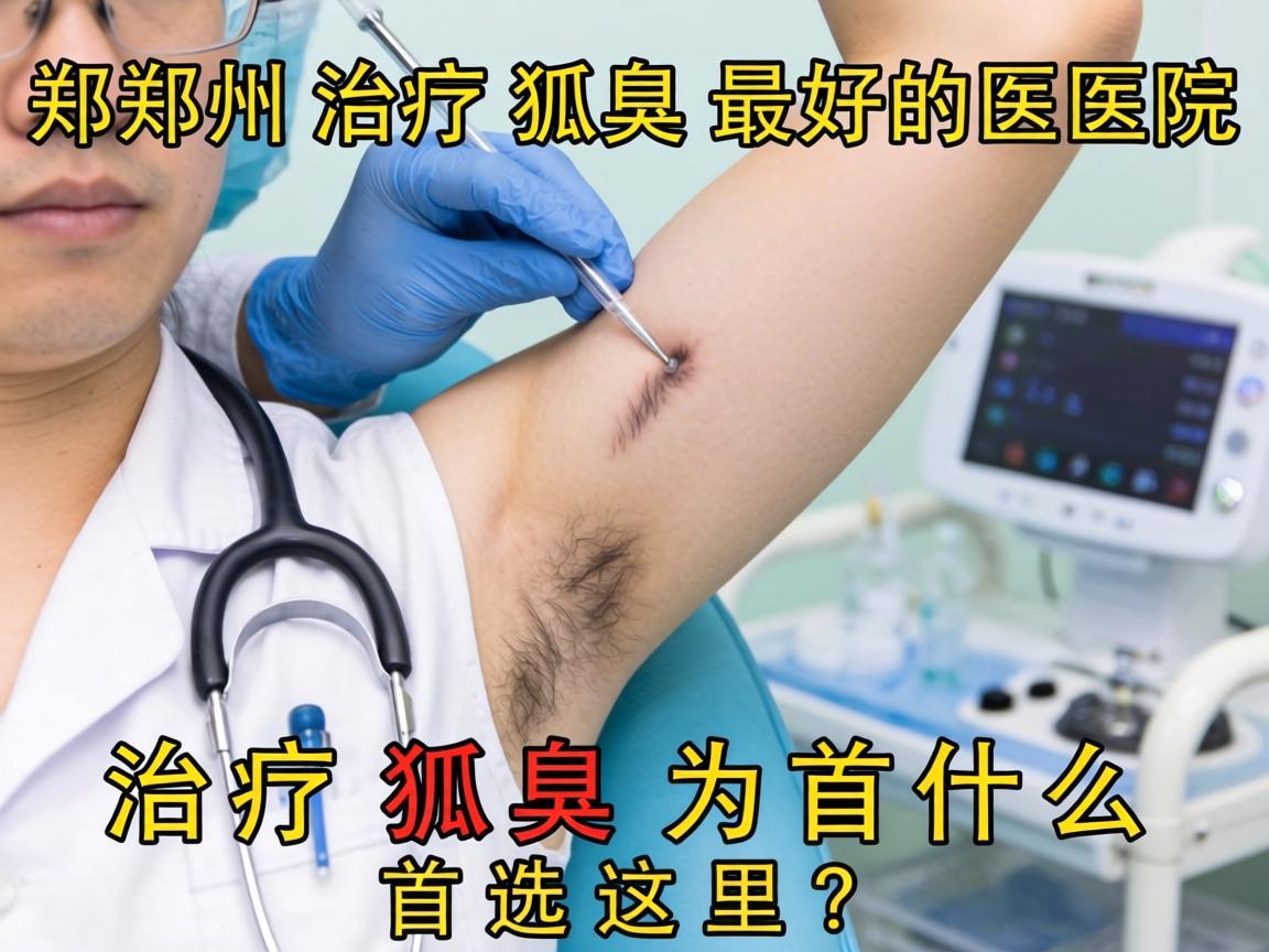 郑州治疗狐臭最好的医院，治疗狐臭为什么首选这里？