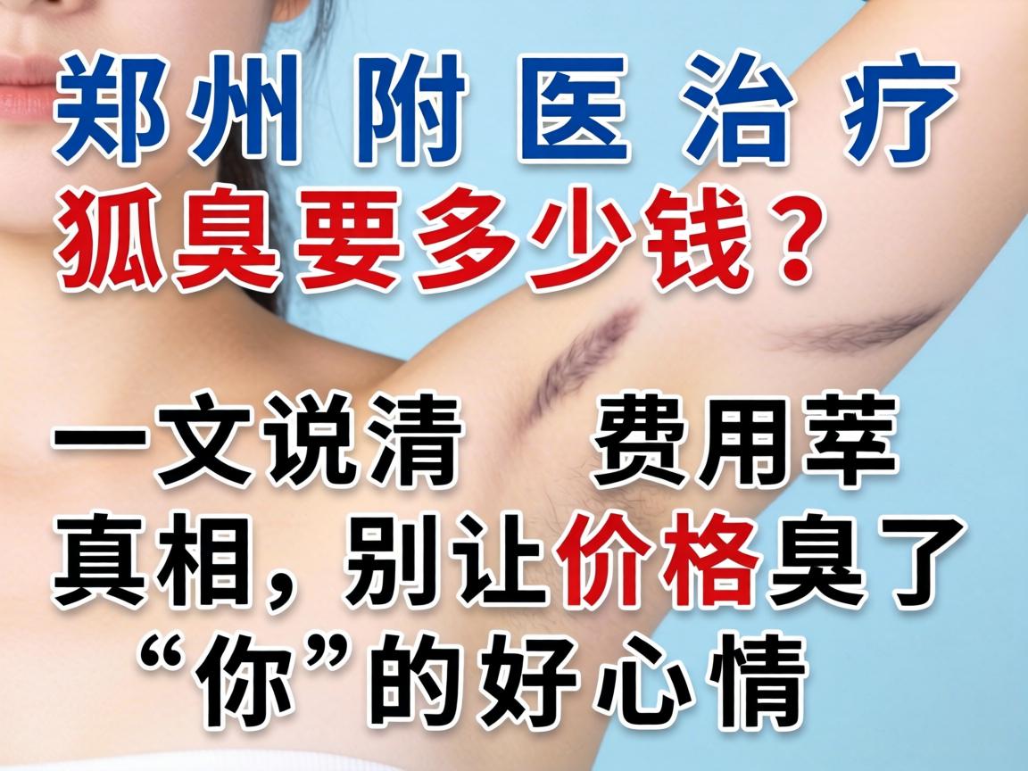 郑州附医治疗狐臭要多少钱？一文说清费用真相，别让价格臭了你的好心情
