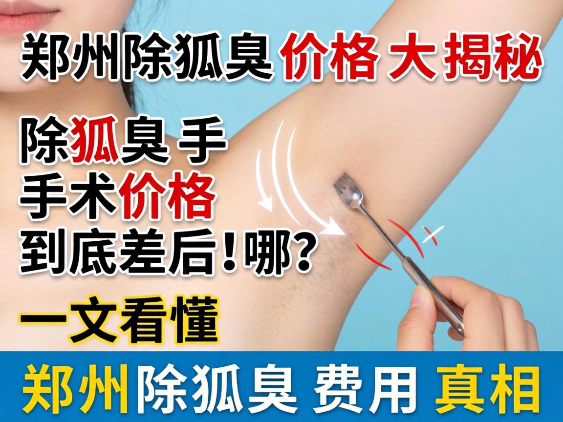 郑州除狐臭价格大揭秘,除狐臭手术价格到底差在哪?一文看懂郑州除狐臭费用真相 郑州除狐臭价格大揭秘,除狐臭手术价格到底差在哪?一文看懂郑州除狐臭费用真相