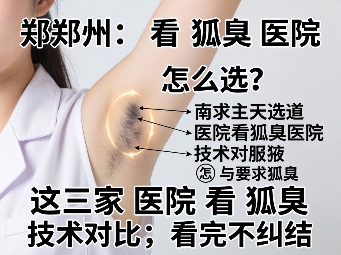 郑州看狐臭医院怎么选?这三家医院看狐臭技术对比,看完不纠结 郑州看狐臭医院怎么选?这三家医院看狐臭技术对比,看完不纠结