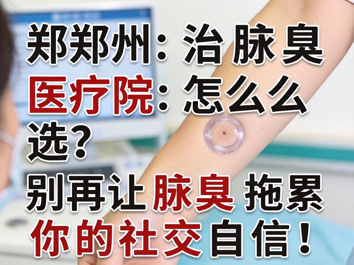 郑州治腋臭，医院怎么选？别再让腋臭拖累你的社交自信！