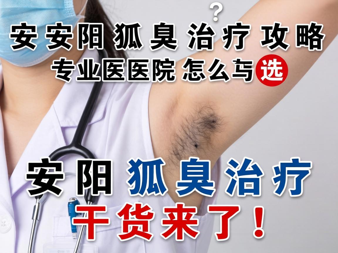 安阳狐臭治疗攻略，专业医院怎么选？安阳狐臭治疗干货来了！