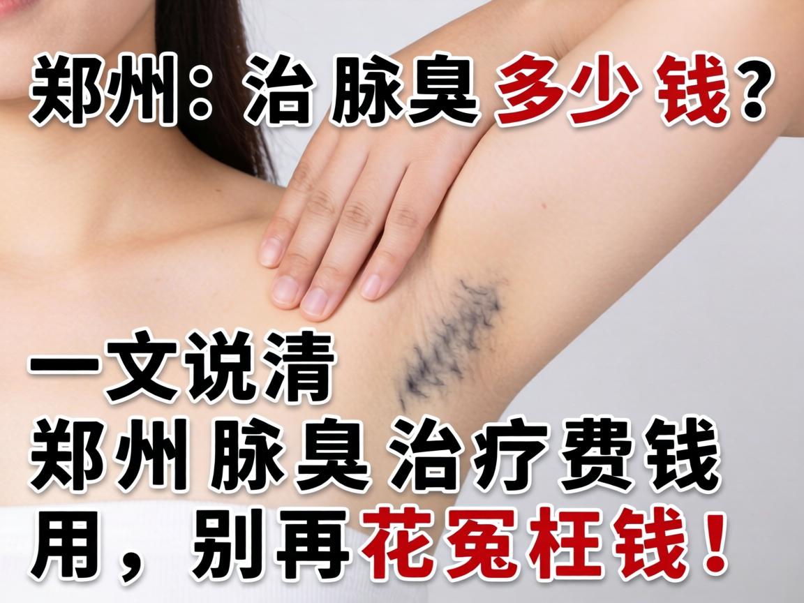 郑州治腋臭多少钱？一文说清郑州腋臭治疗费用，别再花冤枉钱！