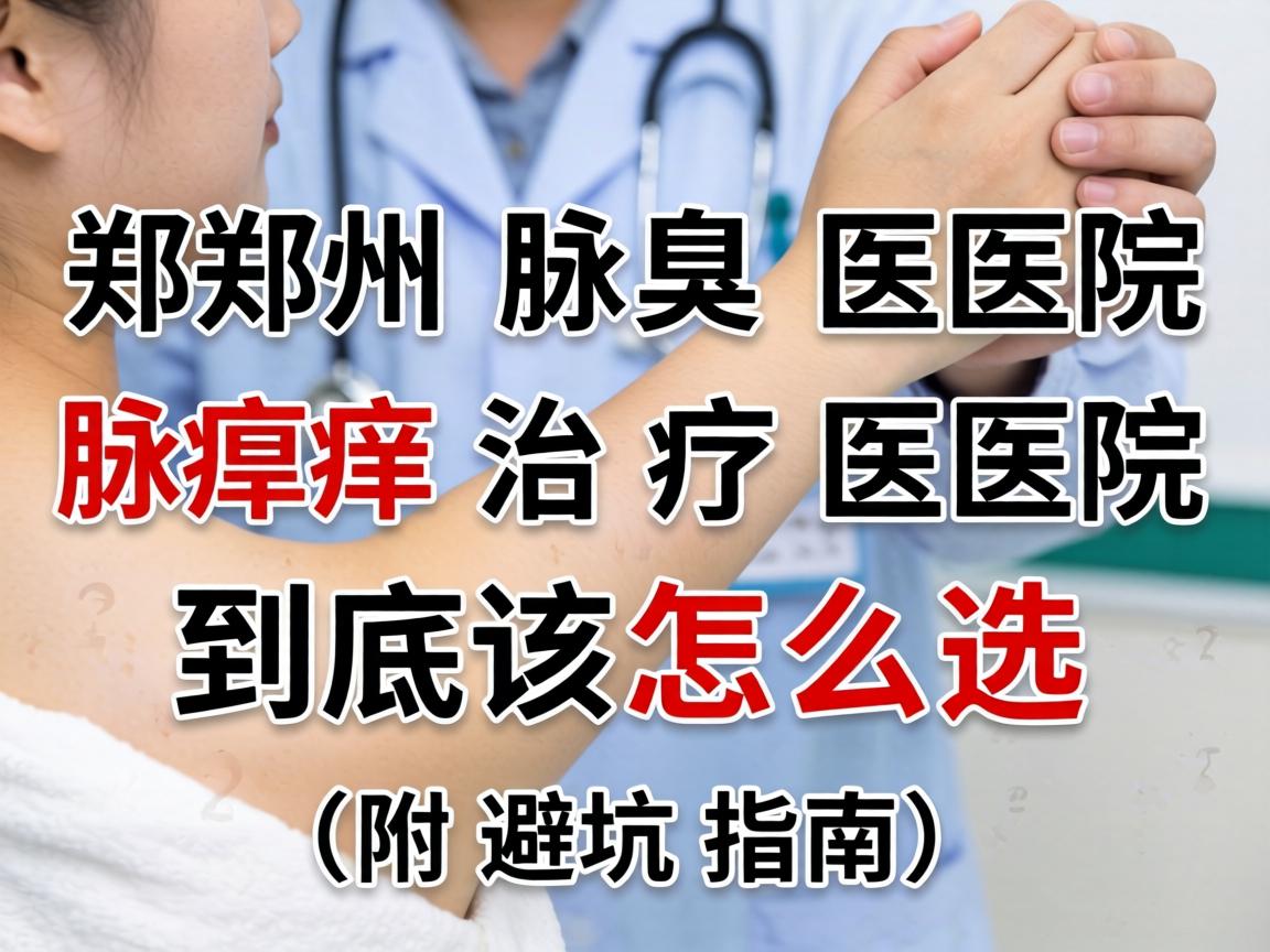 郑州腋臭医院、腋臭治疗医院，到底该怎么选？附避坑指南）