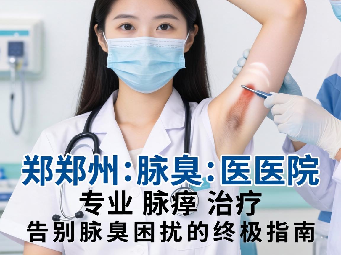 郑州腋臭医院，专业腋臭治疗，告别腋臭困扰的终极指南