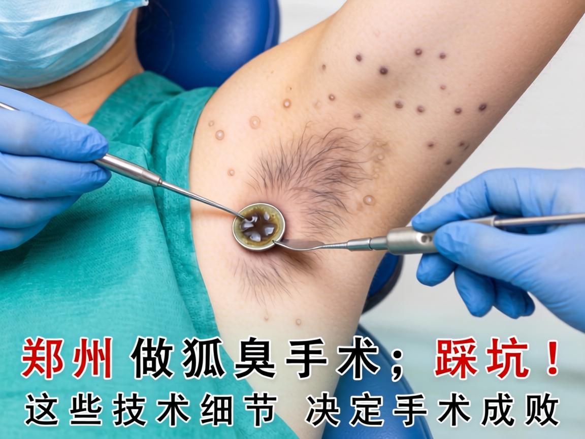 狐臭手术别踩坑！郑州做狐臭手术，这些技术细节决定手术成败