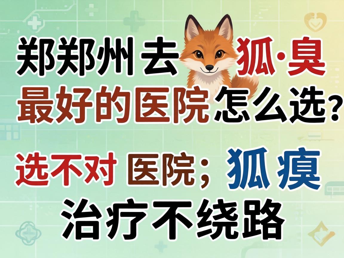 郑州去狐臭最好的医院怎么选?选对医院,狐臭治疗不绕路 郑州去狐臭最好的医院怎么选?选对医院,狐臭治疗不绕路