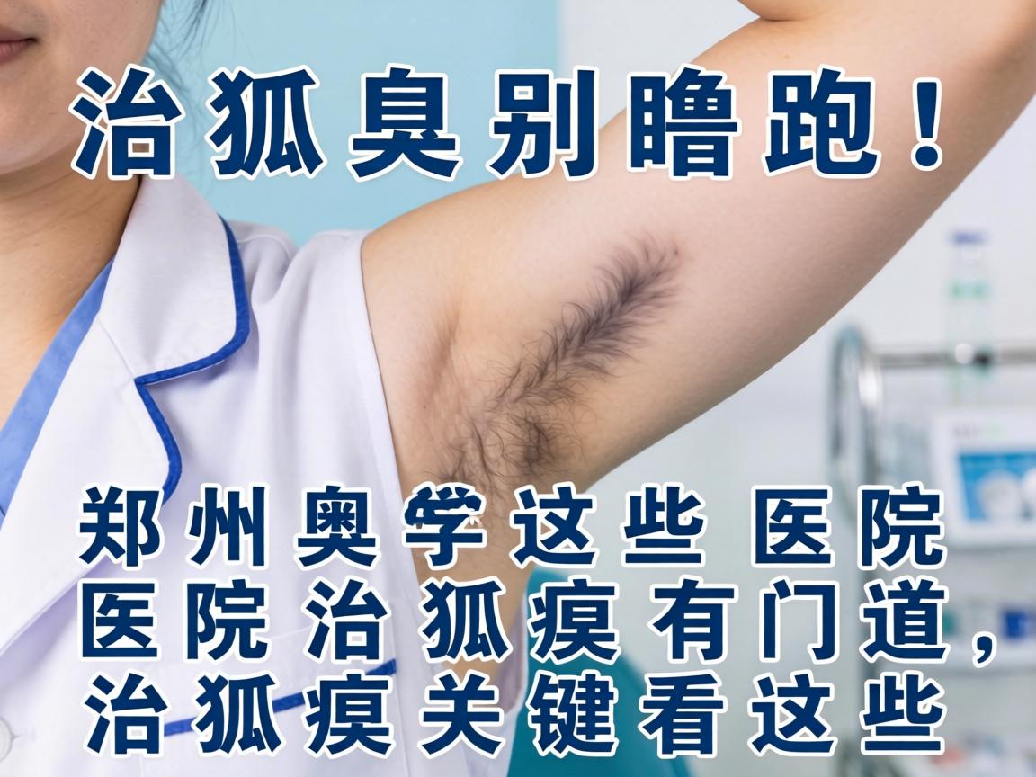 治狐臭别瞎跑！郑州这些医院治狐臭有门道，治狐臭关键看这些