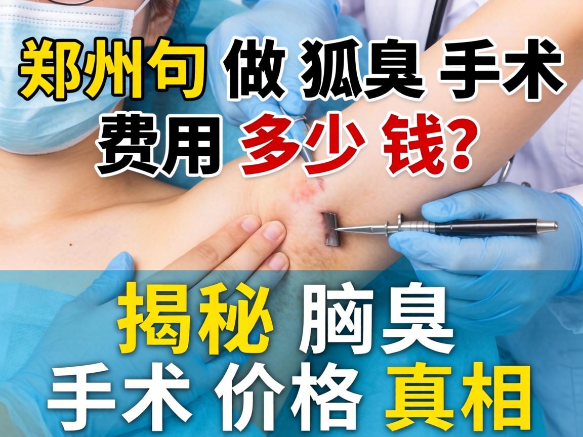 郑州做狐臭手术费用多少钱?揭秘腋臭手术价格真相 郑州做狐臭手术费用多少钱?揭秘腋臭手术价格真相