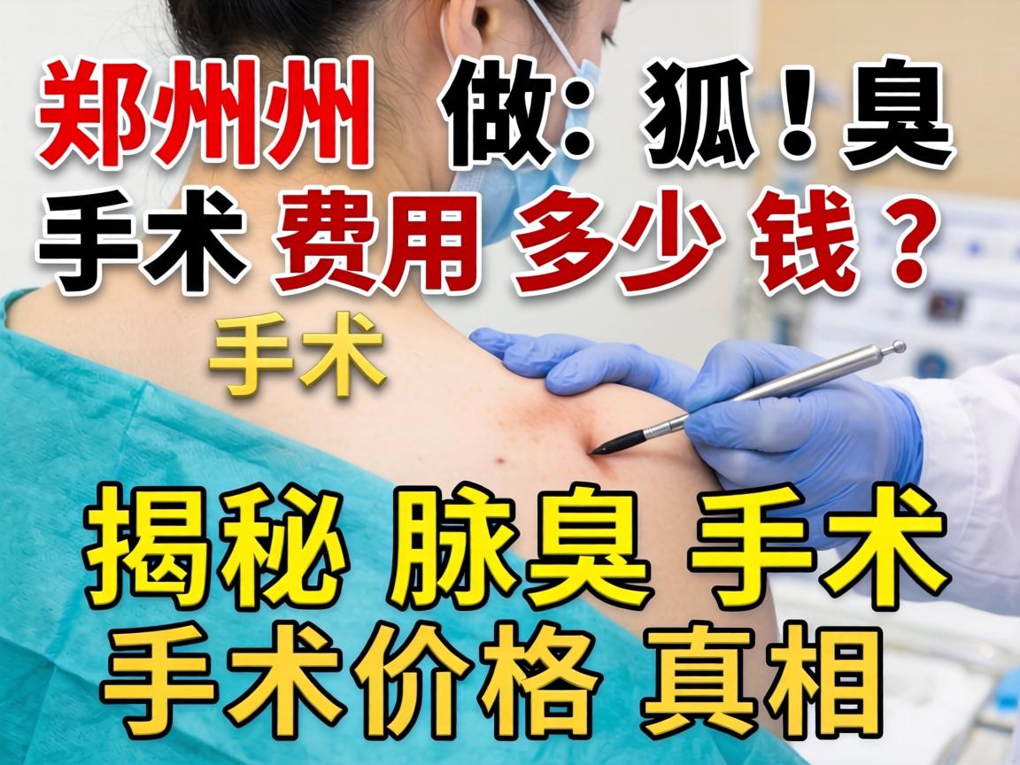 郑州做狐臭手术费用多少钱?揭秘腋臭手术价格真相 郑州做狐臭手术费用多少钱?揭秘腋臭手术价格真相