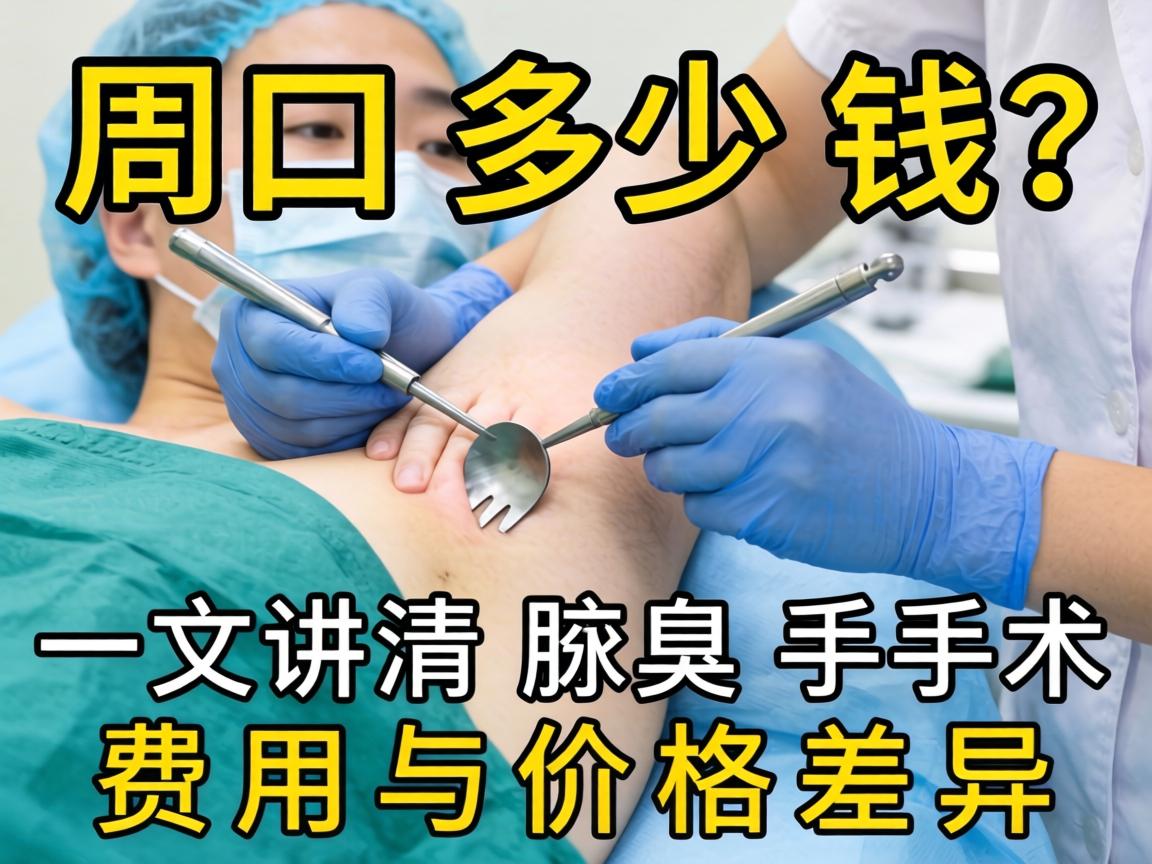 周口腋臭手术多少钱?一文讲清腋臭手术费用与价格差异 周口腋臭手术多少钱?一文讲清腋臭手术费用与价格差异
