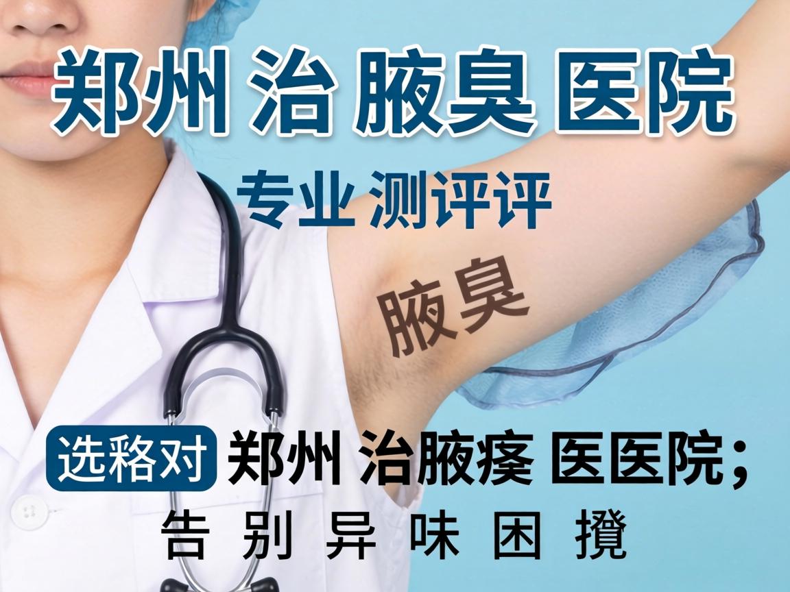 郑州治腋臭医院专业测评，选对郑州治腋臭医院，告别异味困扰