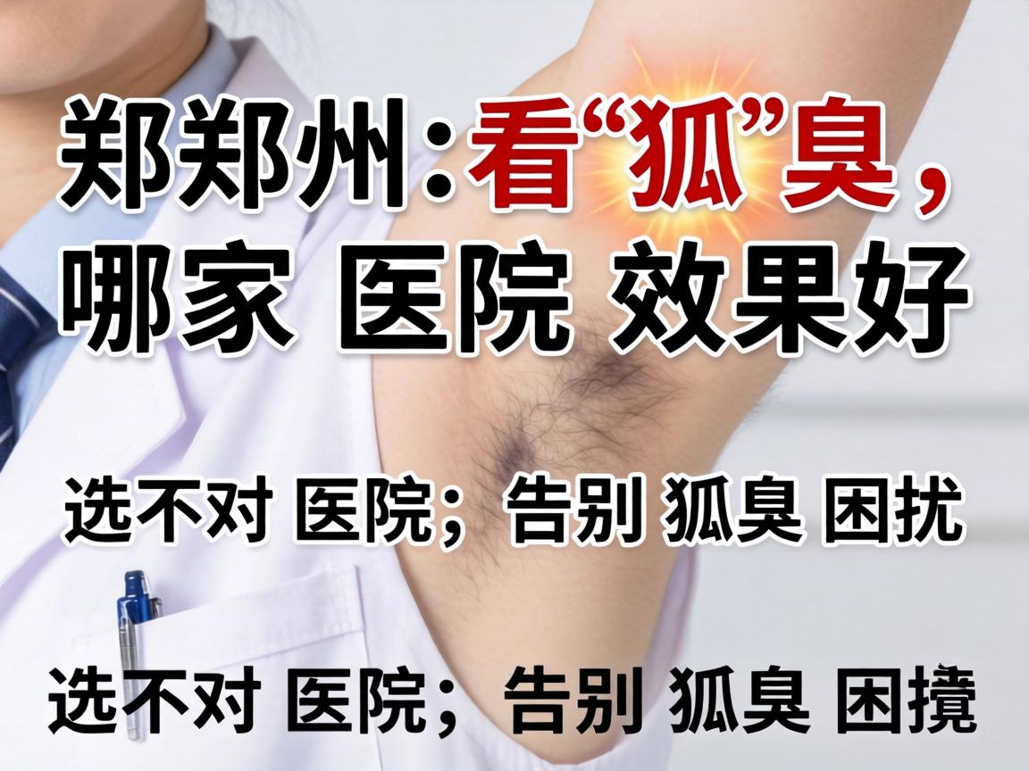 郑州看狐臭,哪家医院效果好?选对医院,告别狐臭困扰 郑州看狐臭,哪家医院效果好?选对医院,告别狐臭困扰