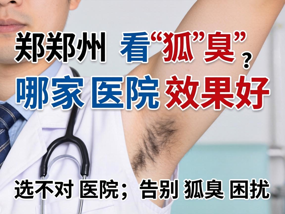 郑州看狐臭,哪家医院效果好?选对医院,告别狐臭困扰 郑州看狐臭,哪家医院效果好?选对医院,告别狐臭困扰