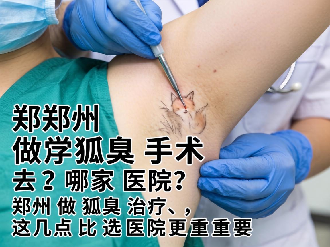 郑州做狐臭手术去哪家医院？郑州做狐臭治疗，这几点比选医院更重要