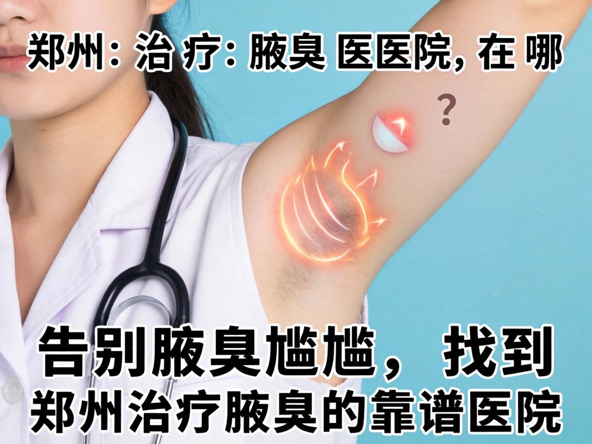 郑州治疗腋臭医院在哪？告别腋臭尴尬，找到郑州治疗腋臭的靠谱医院