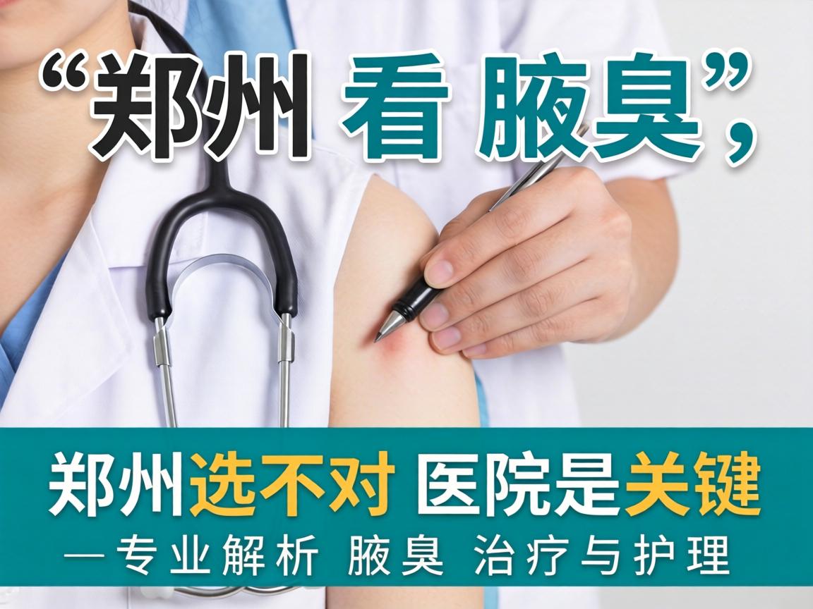 郑州看腋臭，郑州选对医院是关键—专业解析腋臭治疗与护理