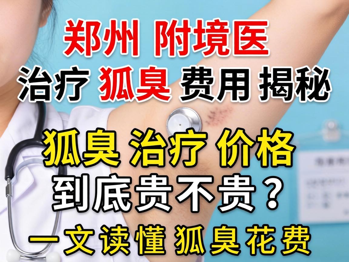 郑州附医治疗狐臭费用揭秘，狐臭治疗价格到底贵不贵？一文读懂狐臭花费