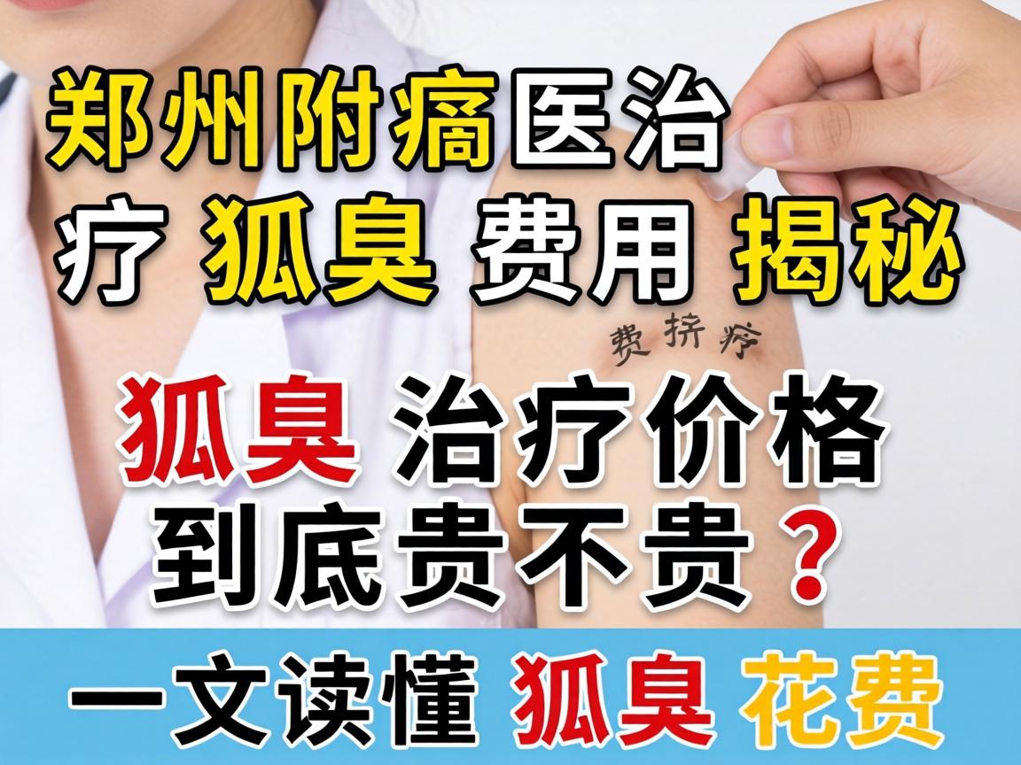 郑州附医治疗狐臭费用揭秘，狐臭治疗价格到底贵不贵？一文读懂狐臭花费