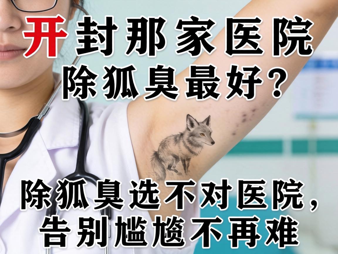 开封那家医院除狐臭最好？除狐臭选对医院，告别尴尬不再难