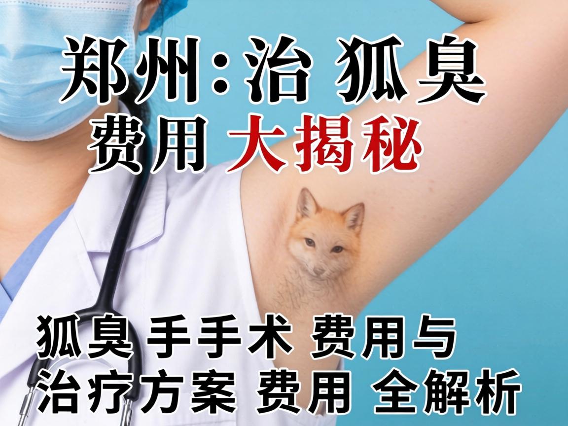 郑州治狐臭费用大揭秘，狐臭手术费用与治疗方案费用全解析