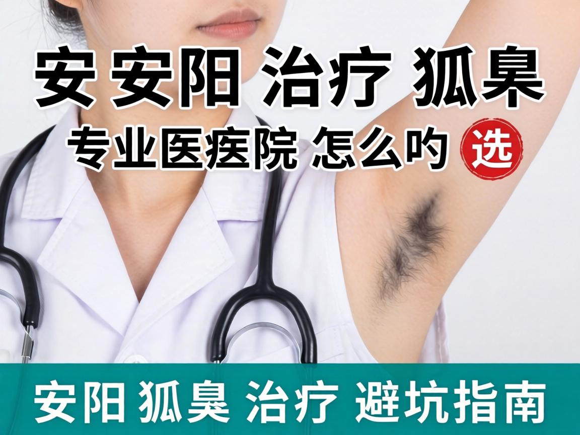 安阳治疗狐臭，专业医院怎么选？安阳狐臭治疗避坑指南