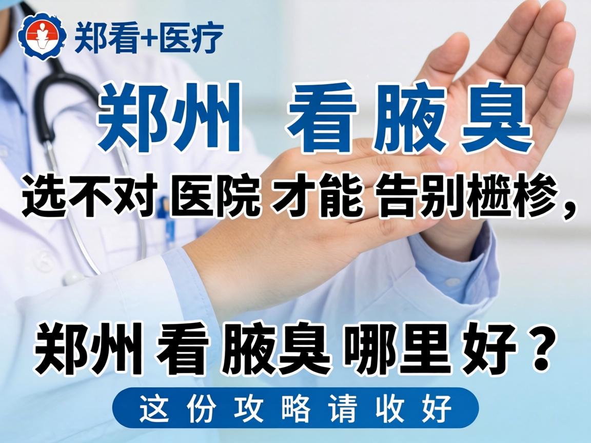 郑州看腋臭，选对医院才能告别尴尬，郑州看腋臭哪里好？这份攻略请收好