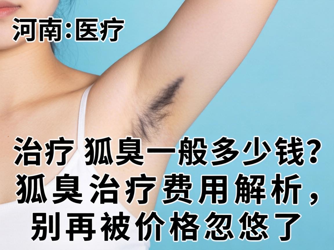 河南治疗狐臭一般多少钱？狐臭治疗费用解析，别再被价格忽悠了