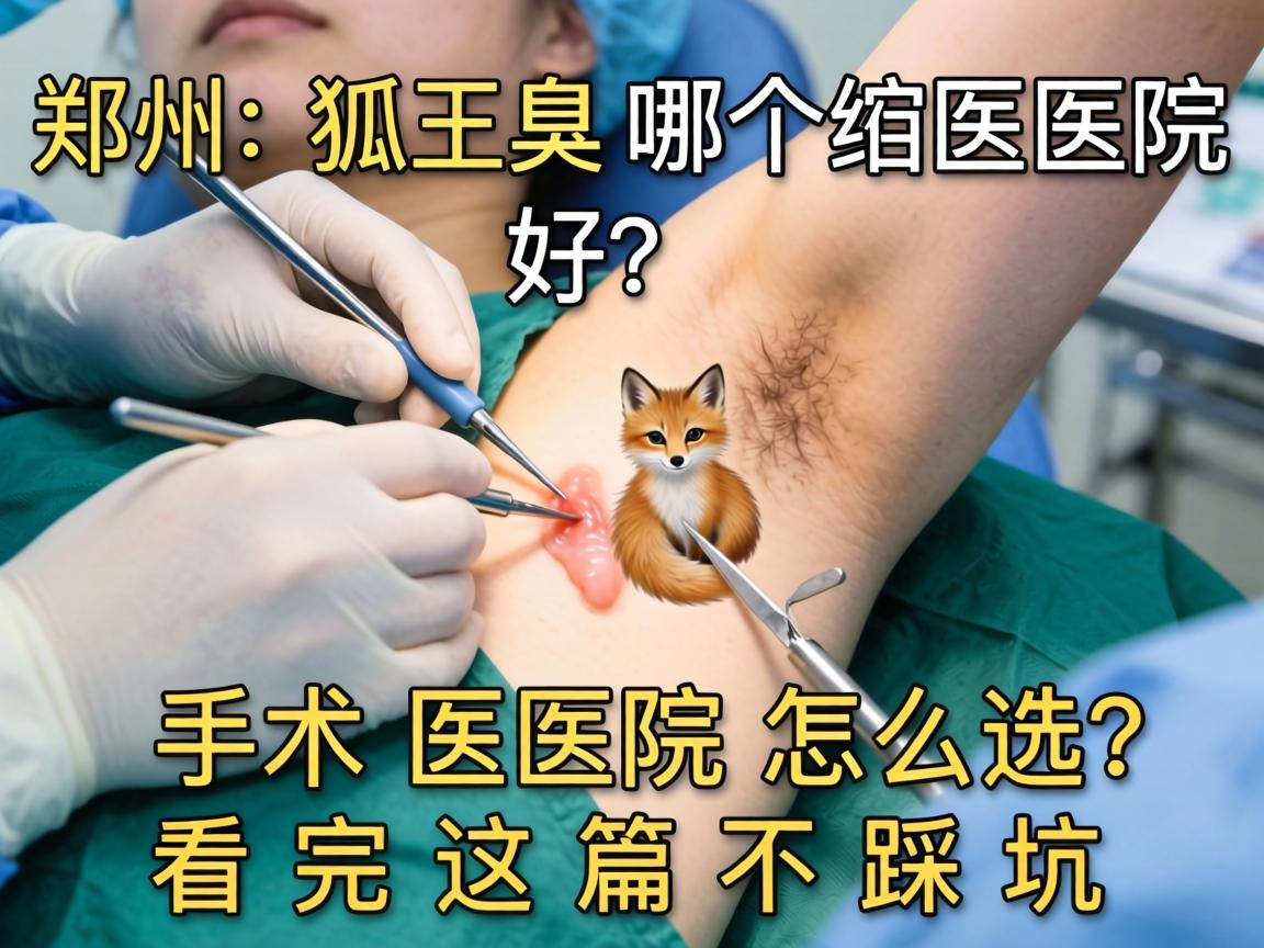 郑州狐臭手术哪个医院好？手术医院怎么选？看完这篇不踩坑