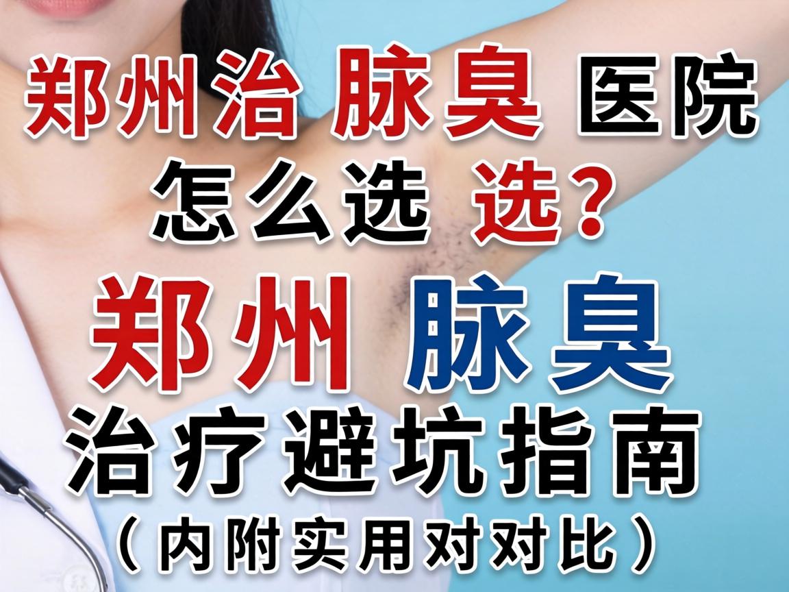 郑州治腋臭医院怎么选？郑州腋臭治疗避坑指南（内附实用对比）