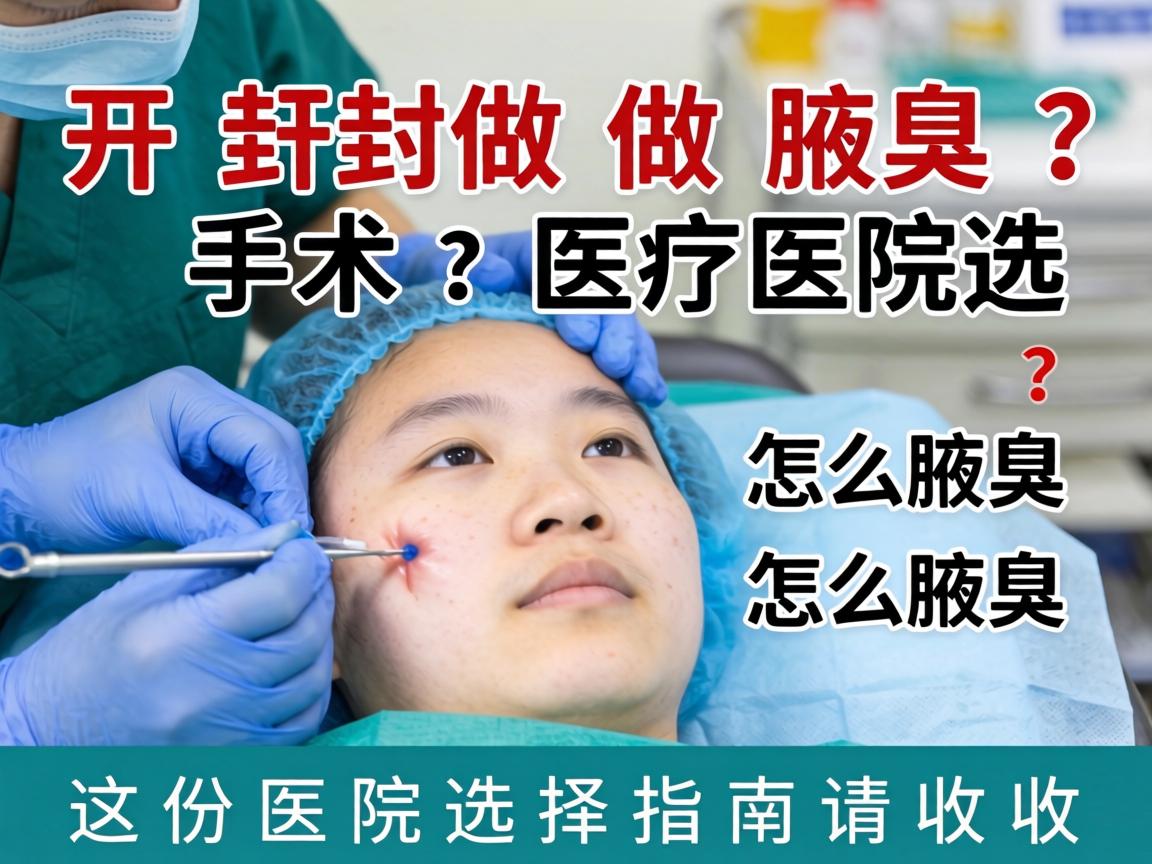 开封做腋臭手术医院怎么选？这份医院选择指南请收好