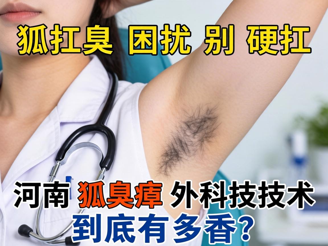 狐臭困扰别硬扛，河南狐臭外科技术到底有多香？