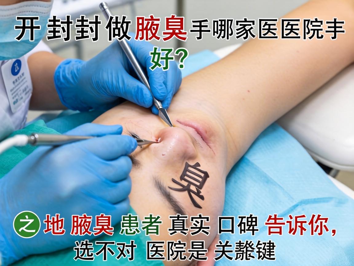 开封做腋臭手术哪家医院好？本地腋臭患者真实口碑告诉你，选对医院是关键