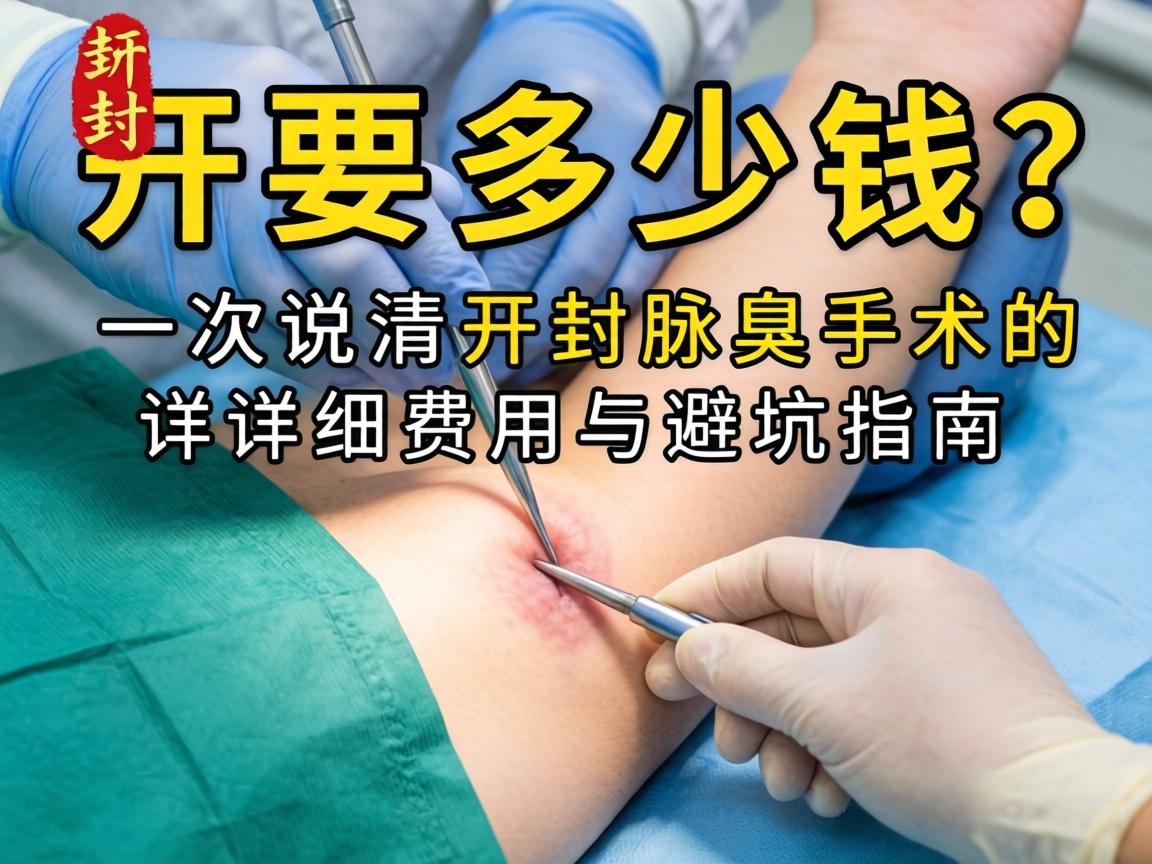 开封腋臭手术要多少钱？一次说清开封腋臭手术的详细费用与避坑指南