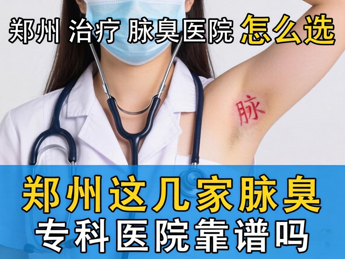 郑州治疗腋臭的医院怎么选？郑州这几家腋臭专科医院靠谱吗？