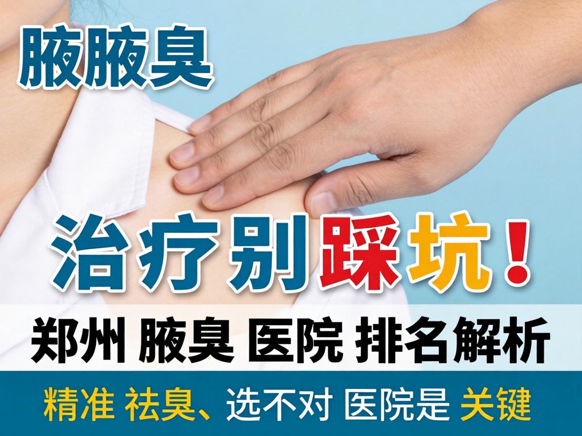腋臭治疗别踩坑!郑州腋臭医院排名解析,精准祛臭,选对医院是关键 腋臭治疗别踩坑!郑州腋臭医院排名解析,精准祛臭,选对医院是关键