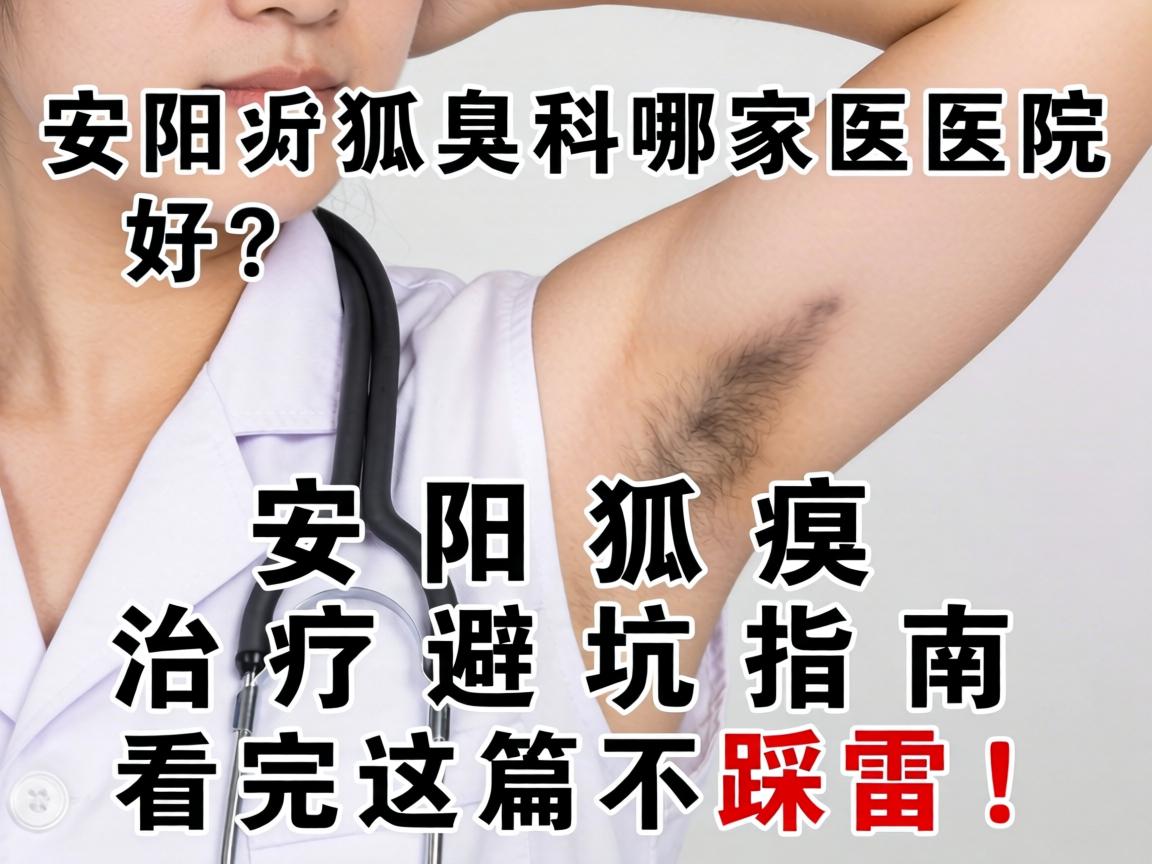 安阳狐臭科哪家医院好？安阳狐臭治疗避坑指南，看完这篇不踩雷！