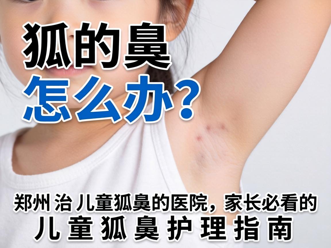 儿童狐臭怎么办？郑州治儿童狐臭的医院，家长必看的儿童狐臭护理指南