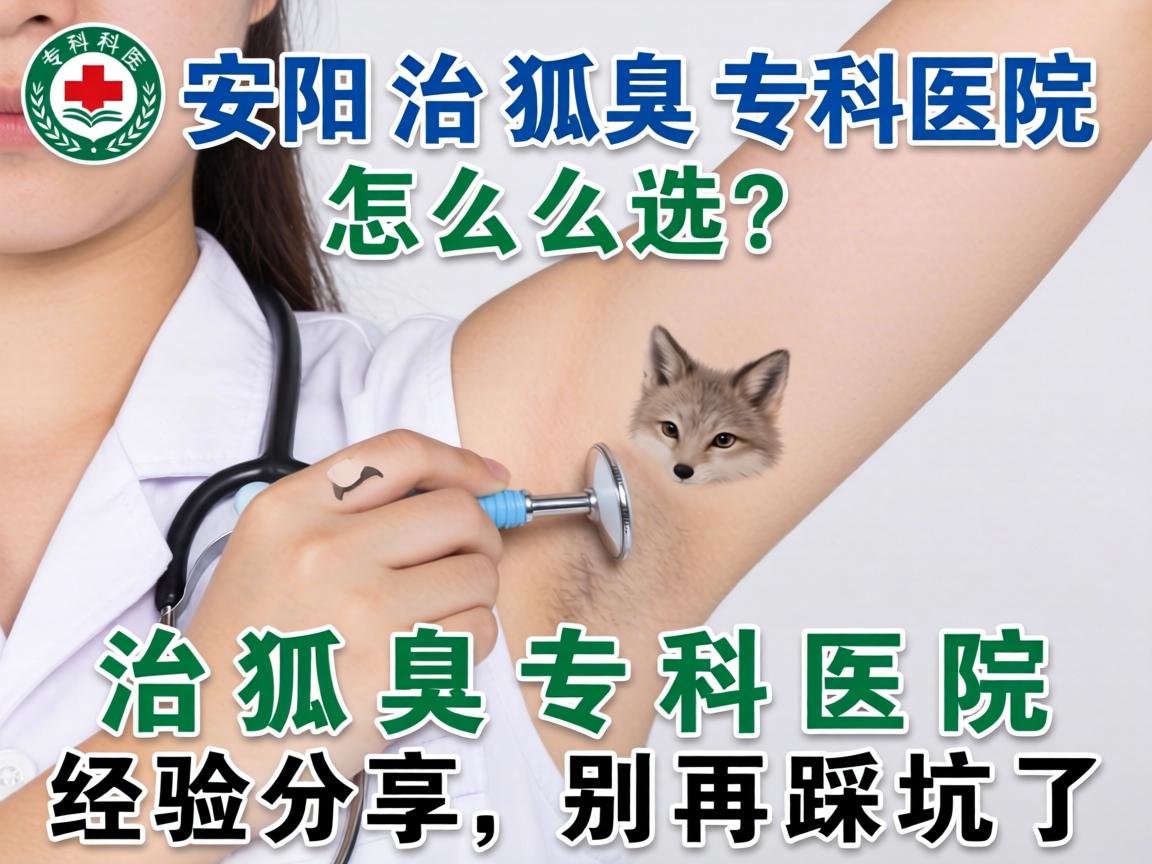 安阳治狐臭专科医院怎么选？治狐臭专科医院经验分享，别再踩坑了