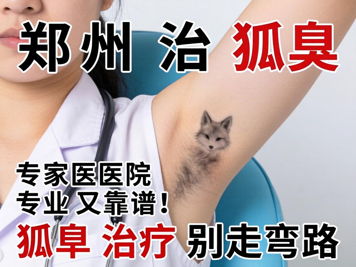 郑州治狐臭，这家医院专业又靠谱！狐臭治疗别走弯路